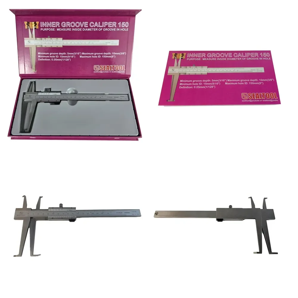 SEALTECH SEALTOOL Manufacturer Supplier Industrial Calipers INNER GROOVE CALIPER(15-150mm)
SEALTECH SEALTOOL Manufacturer Supplier Industrial Calipers INNER GROOVE CALIPER(15-150mm)