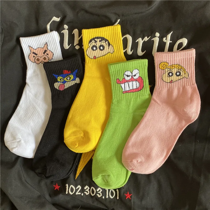 FOR Crayon Shin-chan Couple Socks Cartoon Pattern Cotton Sock Colorful Funny Sweat Wicking Socks Soft Comfortable Sock
FOR Crayon Shin-chan Couple Socks Cartoon Pattern Cotton Sock Colorful Funny Sweat Wicking Socks Soft Comfortable Sock