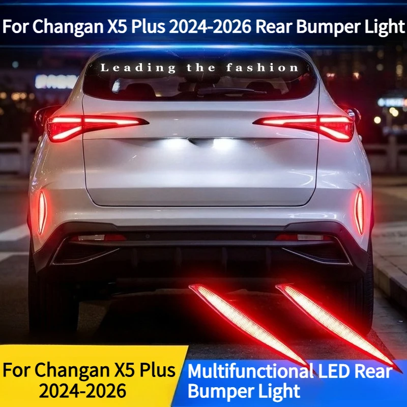For Changan X5 Plus 2024-2026 Rear Bumper Light Modification LED Brake Light Decorative Light Car Accessories
For Changan X5 Plus 2024-2026 Rear Bumper Light Modification LED Brake Light Decorative Light Car Accessories