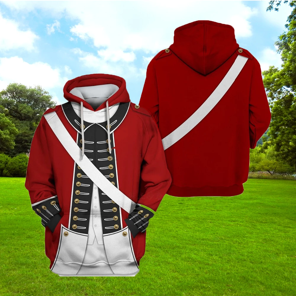 Autumn Hoodie Men's Pullovers 3D Uniform Printed Funny Vintage Style Oversized Loose Clothes Spring Long Sleeve Shirt Coat
Autumn Hoodie Men's Pullovers 3D Uniform Printed Funny Vintage Style Oversized Loose Clothes Spring Long Sleeve Shirt Coat