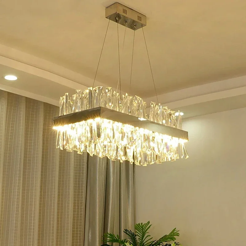 Light Luxury Postmodern Living Room Crystal Chandelier Personality Simple Creative Metal Model Room Bedroom Dining Room Lamps
Light Luxury Postmodern Living Room Crystal Chandelier Personality Simple Creative Metal Model Room Bedroom Dining Room Lamps