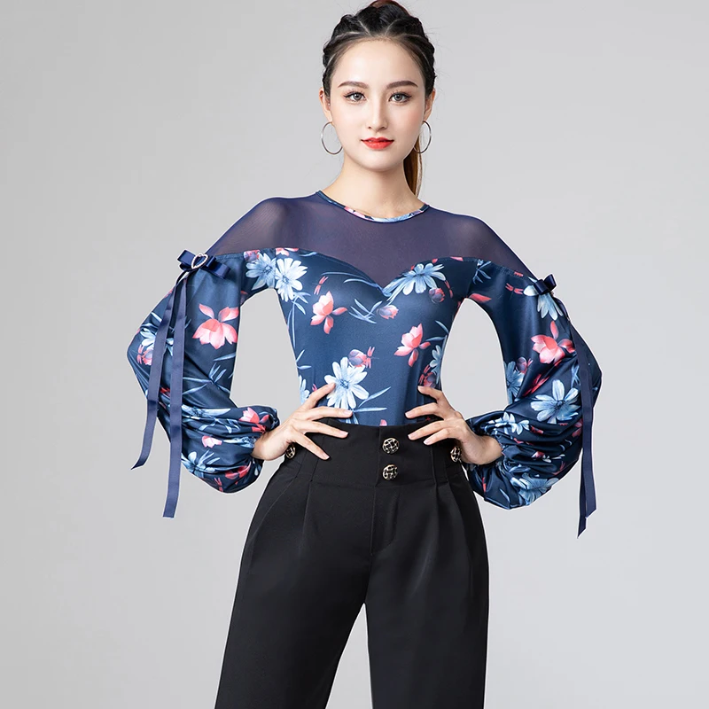 Latin Dance Tops For Women Adult Long Sleeve Blue/Red Practice Clothes Rumba Dance Training Shirts Samba Tango Clothing DQL6857
Latin Dance Tops For Women Adult Long Sleeve Blue/Red Practice Clothes Rumba Dance Training Shirts Samba Tango Clothing DQL6857