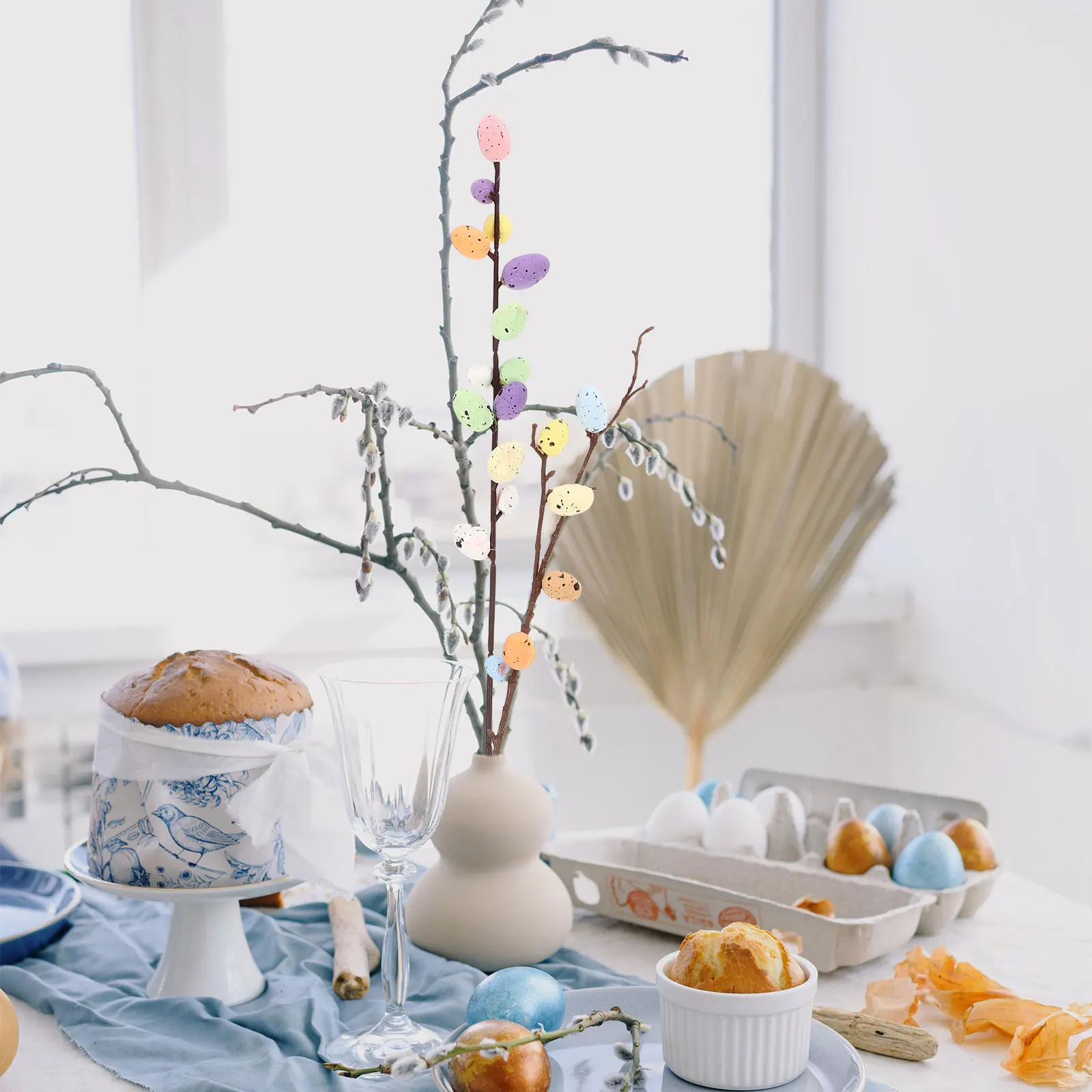 6 Pcs Easter Egg Branches Artificial Decorative Bouquet Party Tree Iron Wire Bright Colors Practical Photo Wedding
6 Pcs Easter Egg Branches Artificial Decorative Bouquet Party Tree Iron Wire Bright Colors Practical Photo Wedding