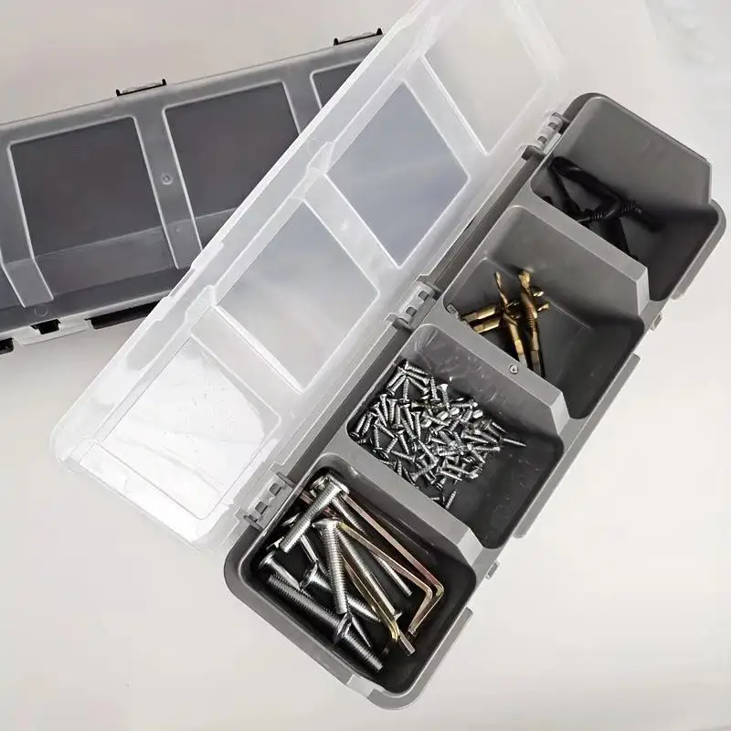 1/5Pcs Multi-Compartment Organizer Box For Screws & Small Parts - Durable Plastic Hardware And Jewelry Storage Case2025 NEW
1/5Pcs Multi-Compartment Organizer Box For Screws & Small Parts - Durable Plastic Hardware And Jewelry Storage Case2025 NEW