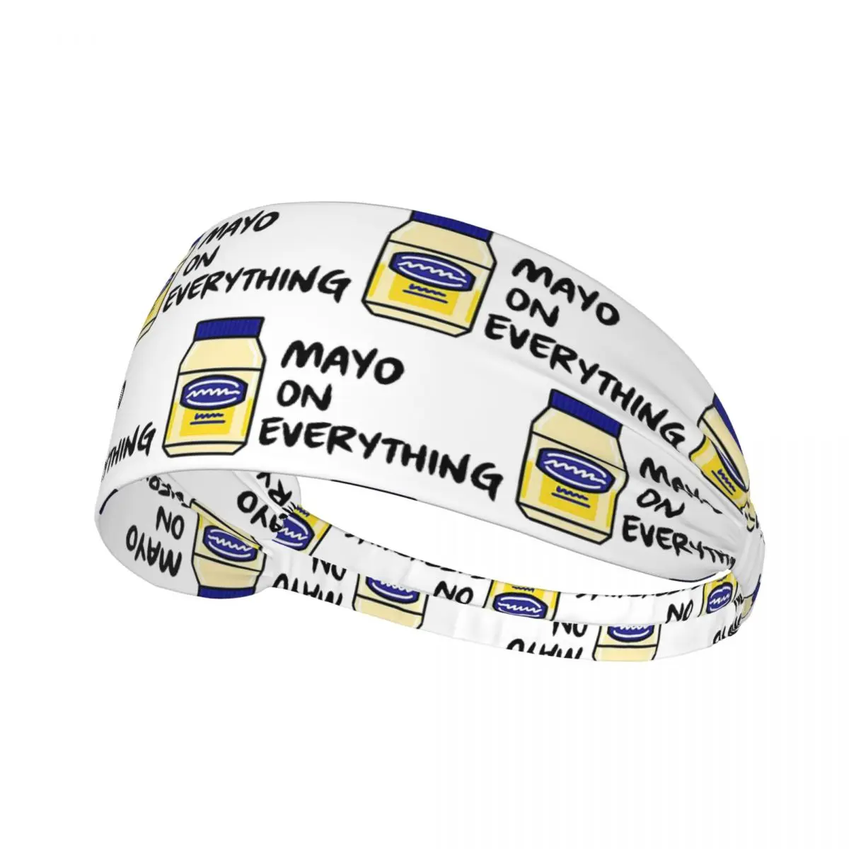 Mayo (Mayonnaise) On Everything Men Women Headband Wicking Moisture Sports Sweatband for Gym Yoga Running
Mayo (Mayonnaise) On Everything Men Women Headband Wicking Moisture Sports Sweatband for Gym Yoga Running