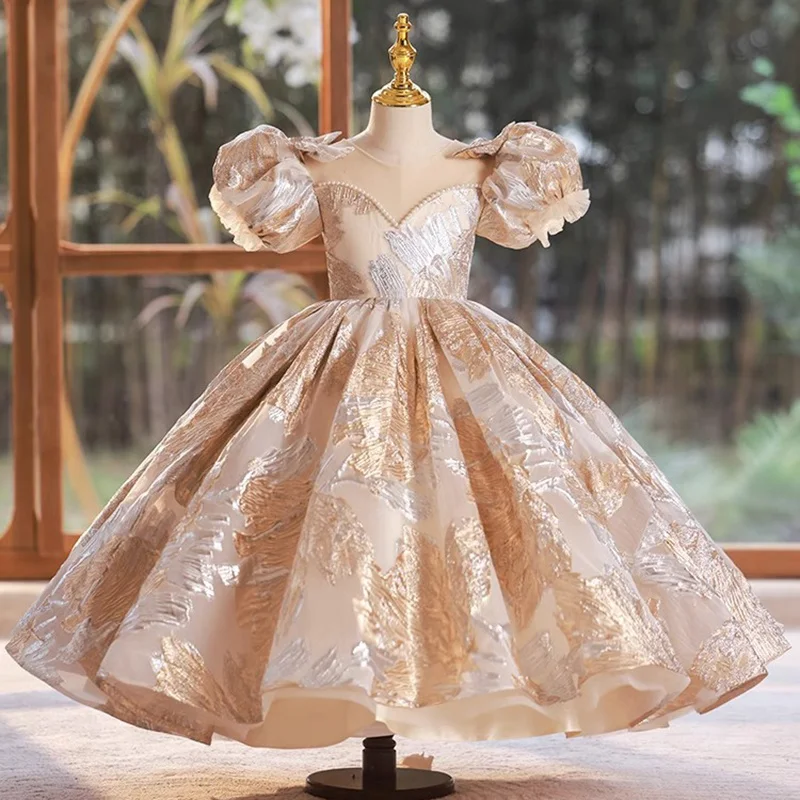Children's Dress Host Evening Dress Girl Princess High end Flower Girl Birthday Piano Performance Dress Western Style
Children's Dress Host Evening Dress Girl Princess High end Flower Girl Birthday Piano Performance Dress Western Style