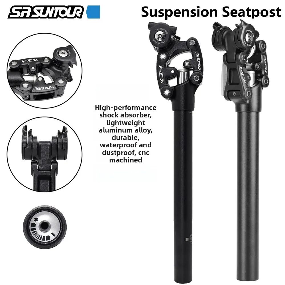 25 NEW SR SUNTOUR NCX Bicycle Damping Suspension Seat Post Mountain Bike Shock Absorber Travel Seatpost 27.2mm 30.9mm 31.6mm
25 NEW SR SUNTOUR NCX Bicycle Damping Suspension Seat Post Mountain Bike Shock Absorber Travel Seatpost 27.2mm 30.9mm 31.6mm