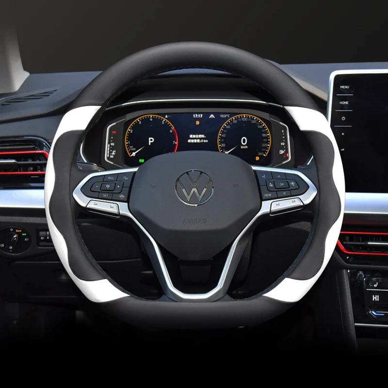 Steering Wheel Cover for Volkswagen Passat Tayron T-Roc Santana Tiguan Golf Car Accessories Faux Leather Non-slip Sweatproof
Steering Wheel Cover for Volkswagen Passat Tayron T-Roc Santana Tiguan Golf Car Accessories Faux Leather Non-slip Sweatproof
