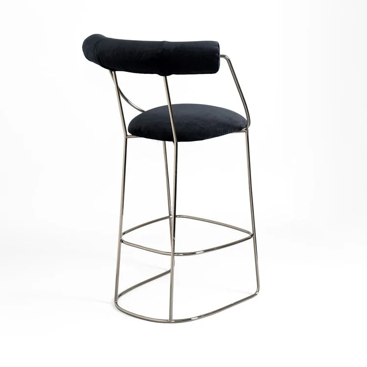 %&Modern Luxury Bar High Chair Height Fabric Seat Chrome Gold Iron Legs Direct Sale Factory for Home Kitchen/Bars Dining
%&Modern Luxury Bar High Chair Height Fabric Seat Chrome Gold Iron Legs Direct Sale Factory for Home Kitchen/Bars Dining