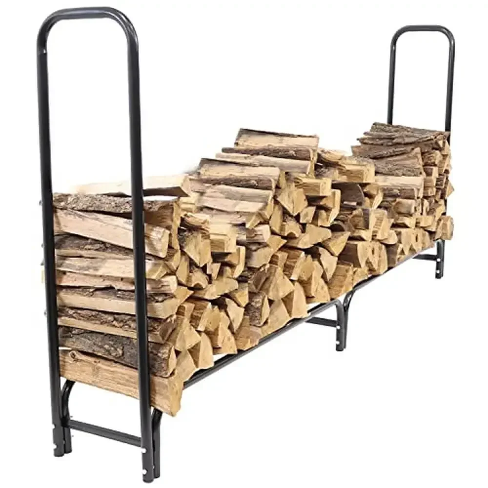 8-Foot Steel Log Rack Weather Resistant Storage Firewood logs Indoor/Outdoor Shelf Wood Firepit Bonfire Indoor Fireplace
8-Foot Steel Log Rack Weather Resistant Storage Firewood logs Indoor/Outdoor Shelf Wood Firepit Bonfire Indoor Fireplace
