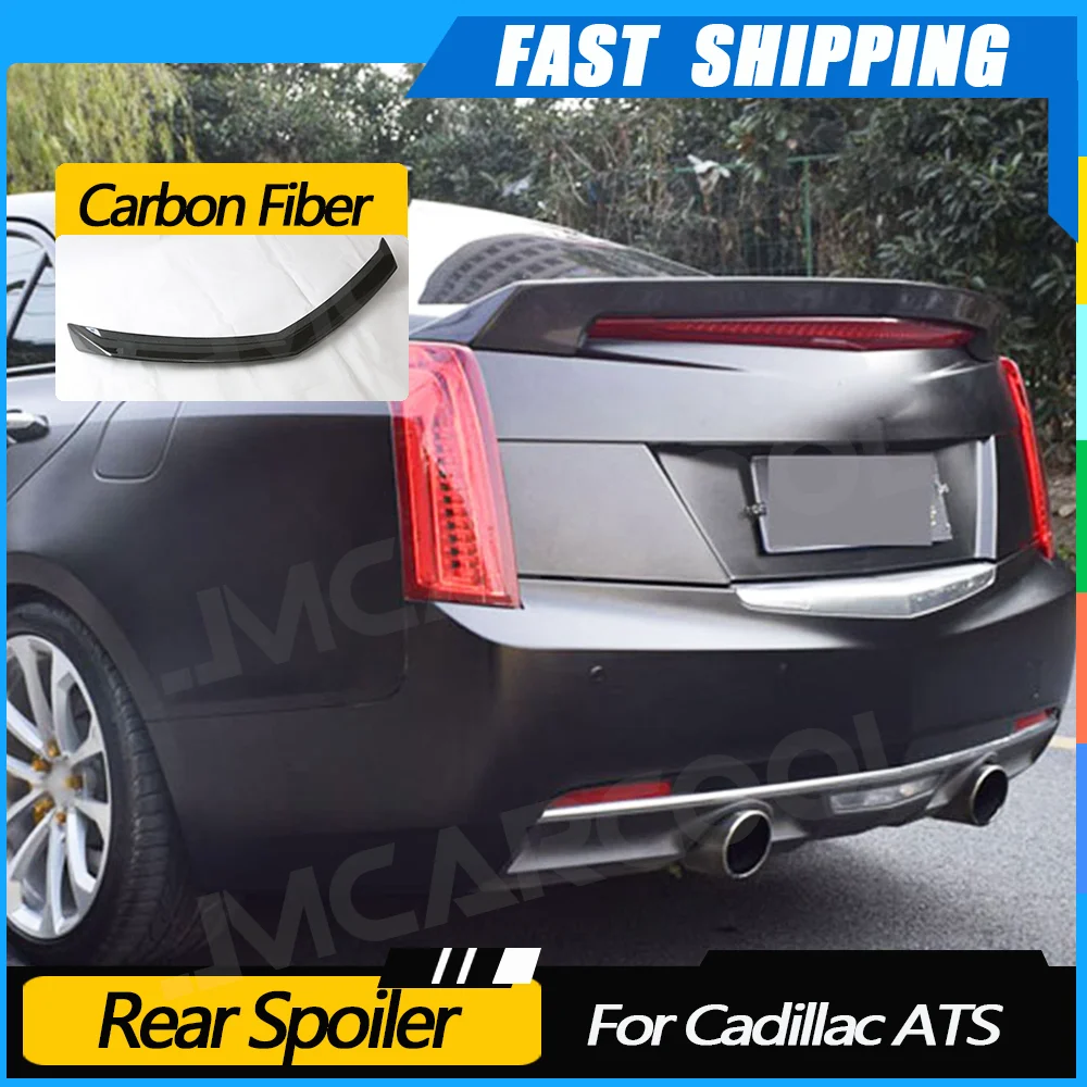 JMCARCOOL Carbon Fiber Rear Boot Spoiler For Cadillac ATS Sedan 4 Door 2015 -2019 FRP Rear Trunk Lid Trim Wings Spoiler
JMCARCOOL Carbon Fiber Rear Boot Spoiler For Cadillac ATS Sedan 4 Door 2015 -2019 FRP Rear Trunk Lid Trim Wings Spoiler