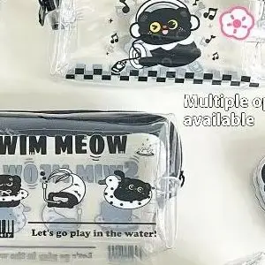Clear Cat-Themed Coin Pouch Chic Summer PVC Wallet for Women Lipstick Earphone Card Storage
Clear Cat-Themed Coin Pouch Chic Summer PVC Wallet for Women Lipstick Earphone Card Storage