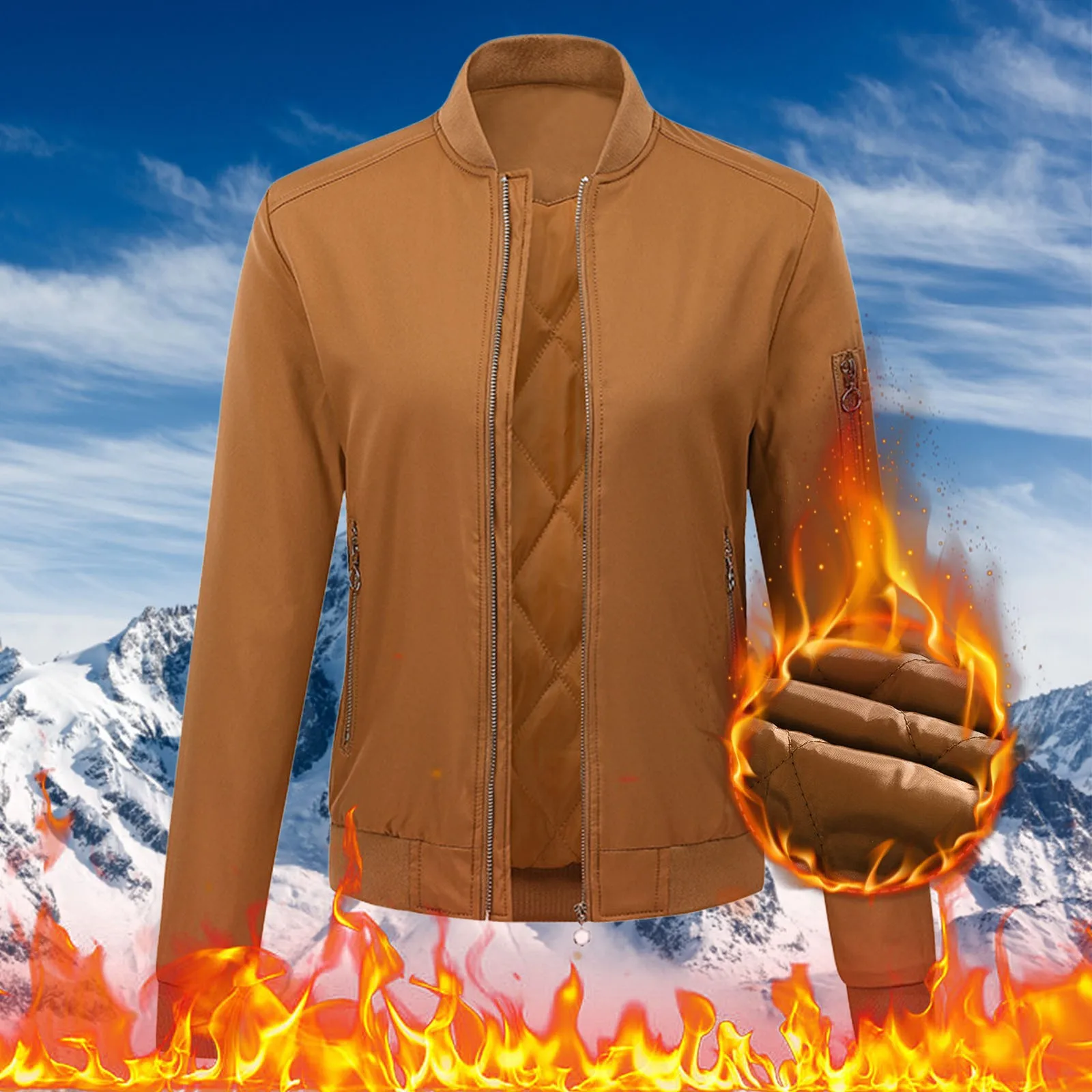 Womens Jacket Baseball Padded Thick Thick Warm Casual Womens Jacket Coat Ladies Jacket Womens Jacket Cute
Womens Jacket Baseball Padded Thick Thick Warm Casual Womens Jacket Coat Ladies Jacket Womens Jacket Cute