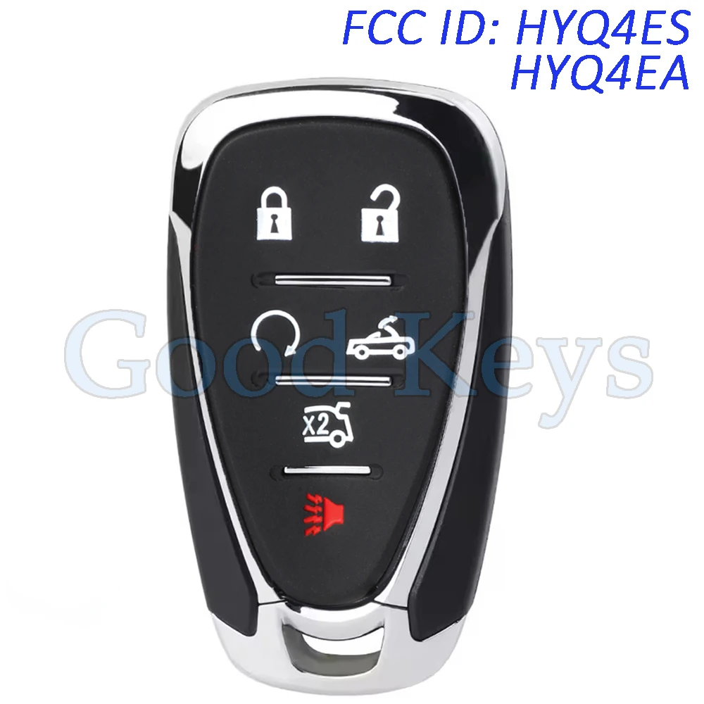 KEYECU HYQ4EA HYQ4ES Smart Remote Key Fob for Chevrolet Camaro 2016 2017 2018 2019 2020 2021 2022 2023 2024 433MHz ID46 Chip
KEYECU HYQ4EA HYQ4ES Smart Remote Key Fob for Chevrolet Camaro 2016 2017 2018 2019 2020 2021 2022 2023 2024 433MHz ID46 Chip