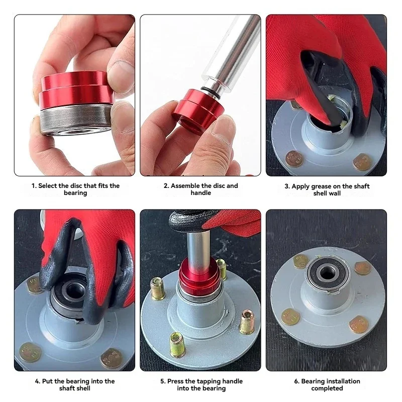 New Bearing Installation Tool Pei Lin Wheel Outer Ring Oil Seal Ring Rubber Sleeve Pad Bushing Press Into Extractor
New Bearing Installation Tool Pei Lin Wheel Outer Ring Oil Seal Ring Rubber Sleeve Pad Bushing Press Into Extractor
