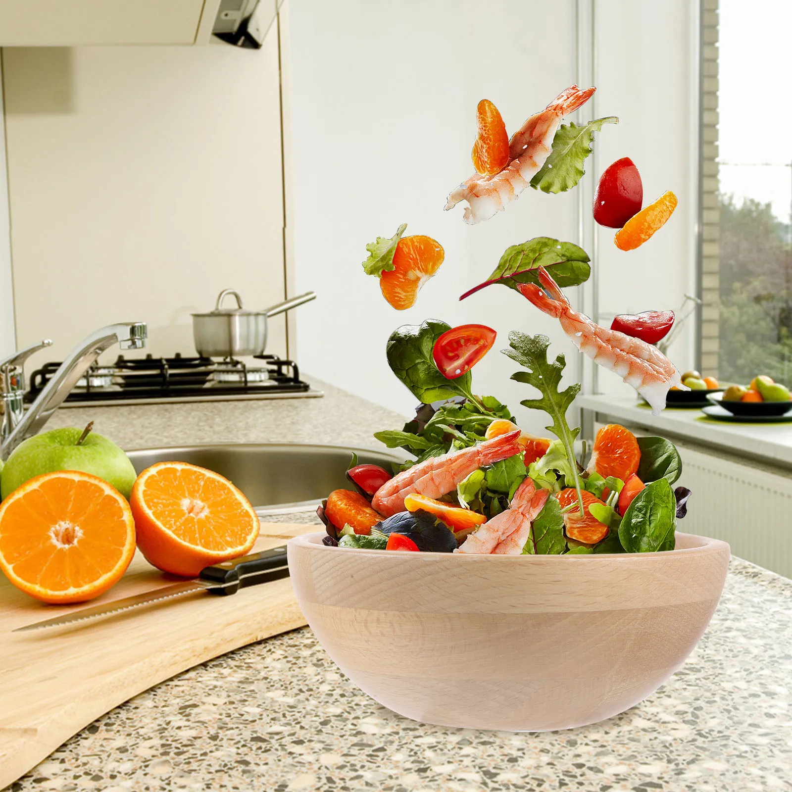 Bamboo Bowl Smooth Corner Clear Grain Food Storage Salad Dessert Noodle Fruit Vegetable Home Kitchen Tableware
Bamboo Bowl Smooth Corner Clear Grain Food Storage Salad Dessert Noodle Fruit Vegetable Home Kitchen Tableware