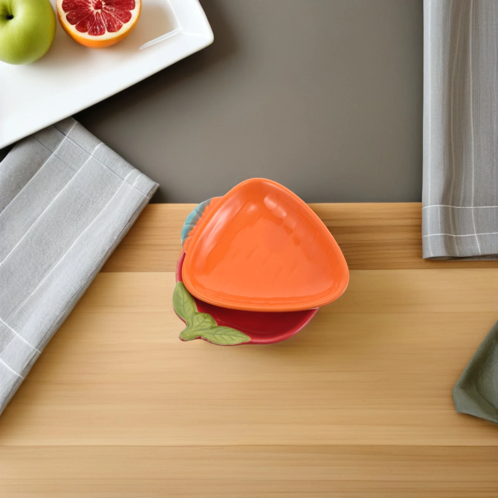 2Pcs Ceramic Condiment Dish Set Fun Fruit Design for Sushi Yogurt Dip Salad Side Dishes Heat Resistant Kitchen Mixing Bowl Multi
2Pcs Ceramic Condiment Dish Set Fun Fruit Design for Sushi Yogurt Dip Salad Side Dishes Heat Resistant Kitchen Mixing Bowl Multi