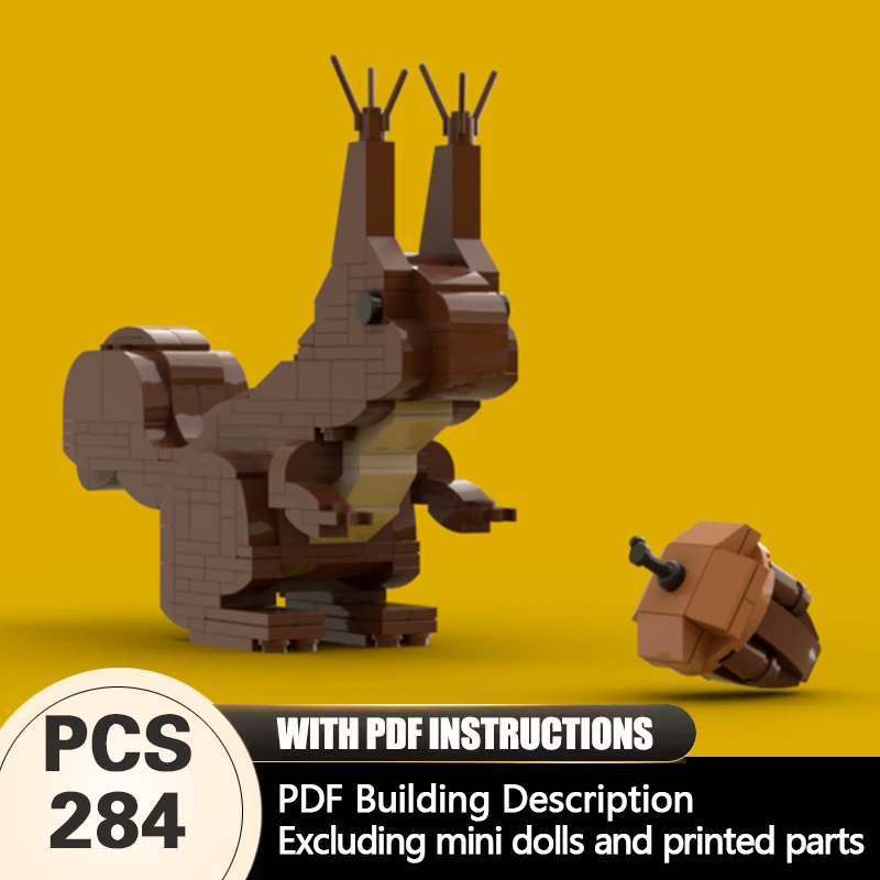 Creators Animal Series Model MOC Building Bricks Furry-Tailed Animal Modular Technology Gifts Holiday Assemble Children Toy Suit
Creators Animal Series Model MOC Building Bricks Furry-Tailed Animal Modular Technology Gifts Holiday Assemble Children Toy Suit