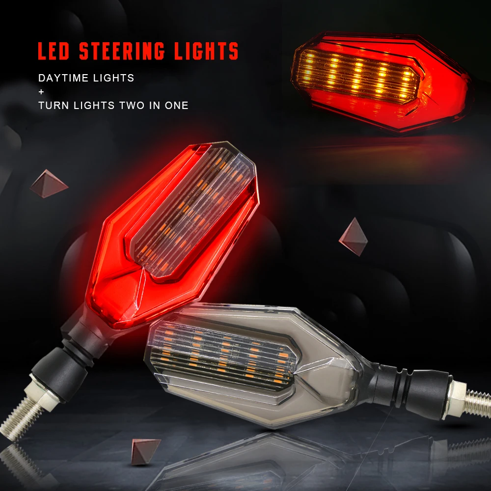 Motorcycle LED Turn Signal Lamps Daytime Lights Indicators Blinkers for Kawasaki Honda Yamaha Suzuki Benelli Ducati BMW
Motorcycle LED Turn Signal Lamps Daytime Lights Indicators Blinkers for Kawasaki Honda Yamaha Suzuki Benelli Ducati BMW