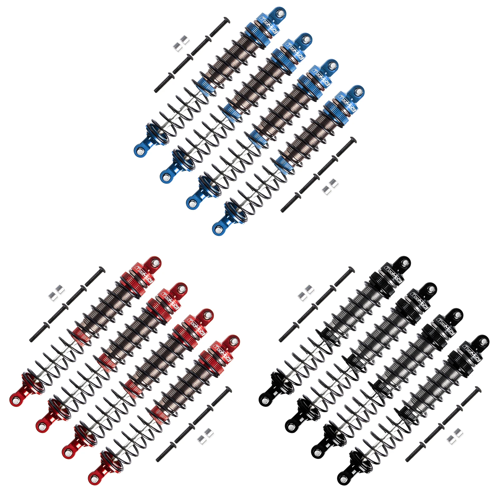 130mm RC Oil Shock Absorber Aluminium Big Bore Damper for 1/8 Arrma Losi Axial Tamiya Redcat Himoto HPI HSP Buggy Truck Upgrade
130mm RC Oil Shock Absorber Aluminium Big Bore Damper for 1/8 Arrma Losi Axial Tamiya Redcat Himoto HPI HSP Buggy Truck Upgrade