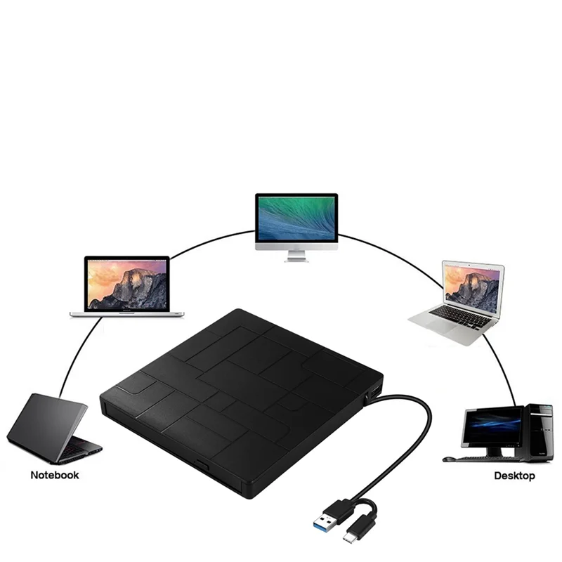 B63B-Бунер Многофункциональный оптический привод 7 в 1, компакт-диск, DVD, компьютер, USB, мобильный внешний портативный универсальный оптический привод
B63B-Бунер Многофункциональный оптический привод 7 в 1, компакт-диск, DVD, компьютер, USB, мобильный внешний портативный универсальный оптический привод