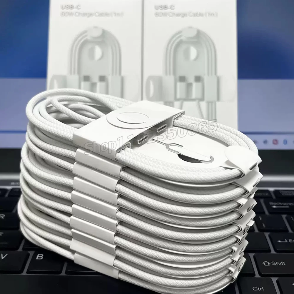 100pcs OEM 60W PD Fast Charging Cable Type-C To Type-C To Lightning Braid Charger Cable For Phone 15 16 ProMax iPad Watch ultra
100pcs OEM 60W PD Fast Charging Cable Type-C To Type-C To Lightning Braid Charger Cable For Phone 15 16 ProMax iPad Watch ultra