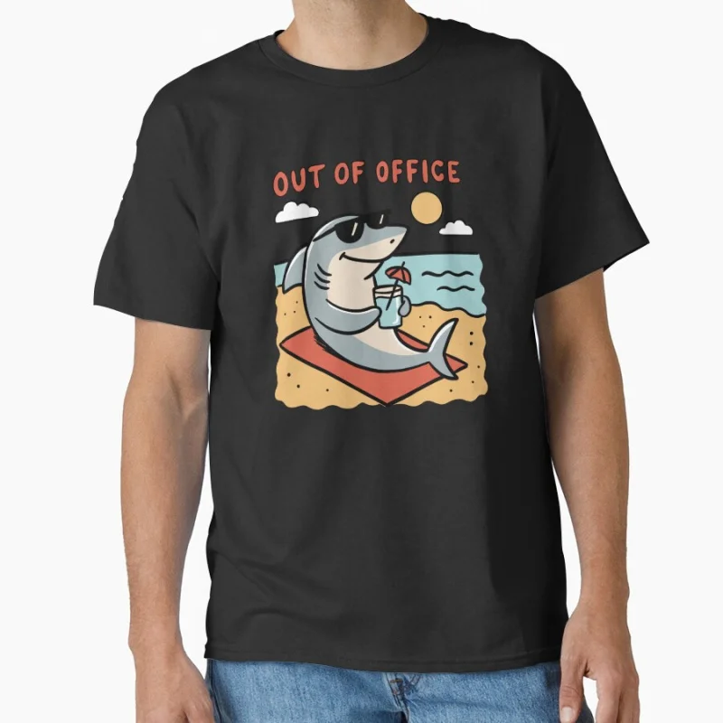 Shark out of office Funny Ahhh Time to Relax Summer humor gift T shirt for men Large size Tops S-6XL mens clothing
Shark out of office Funny Ahhh Time to Relax Summer humor gift T shirt for men Large size Tops S-6XL mens clothing