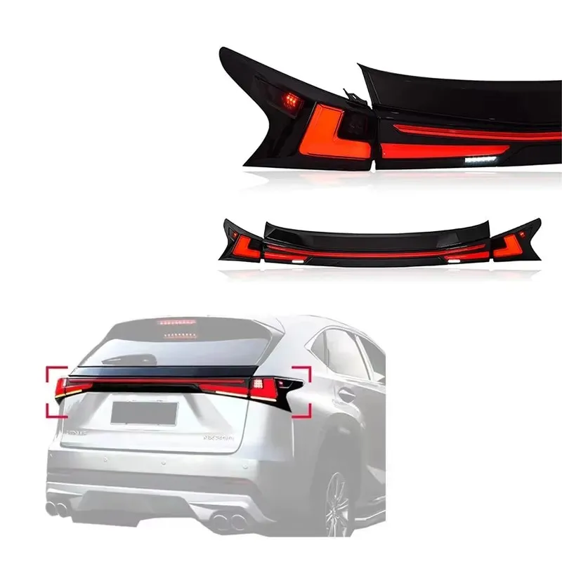 Светодиодные задние фонари багажника для Lexus NX300 NX300h NX200t 2015-2021 F Sport
Светодиодные задние фонари багажника для Lexus NX300 NX300h NX200t 2015-2021 F Sport