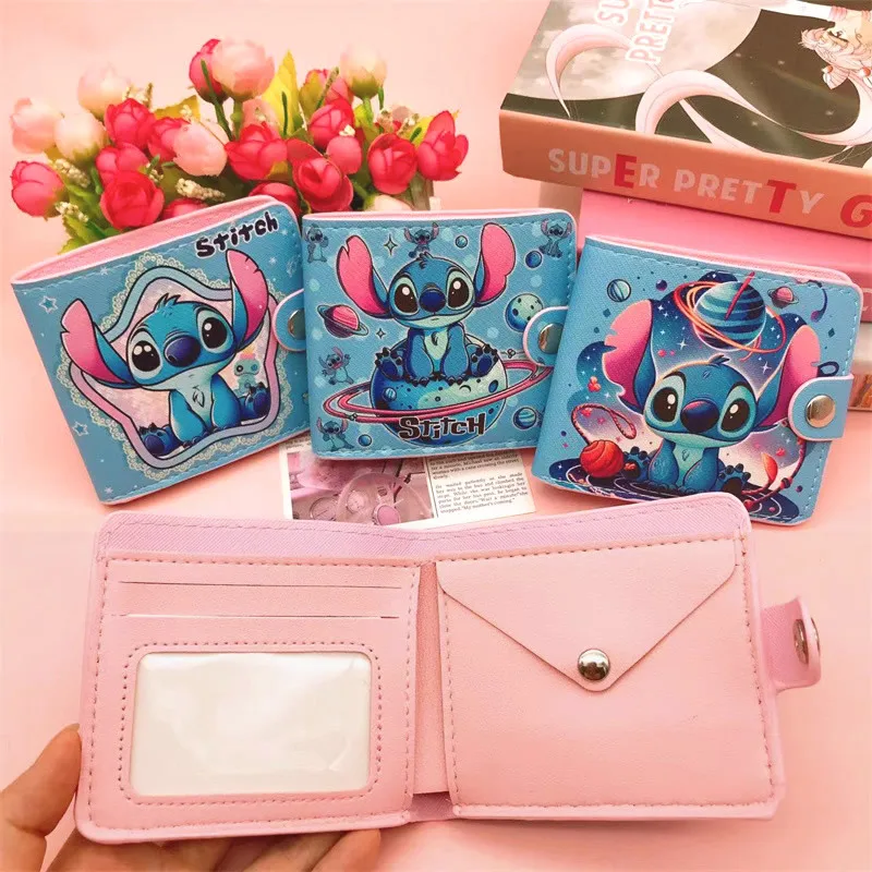 New Disney Stitch Cartoon Wallet Lilo & Stitch PU Multi-card Slot Short Wallet for Children Cute ID Card Holders Hasp Coin Purse
New Disney Stitch Cartoon Wallet Lilo & Stitch PU Multi-card Slot Short Wallet for Children Cute ID Card Holders Hasp Coin Purse