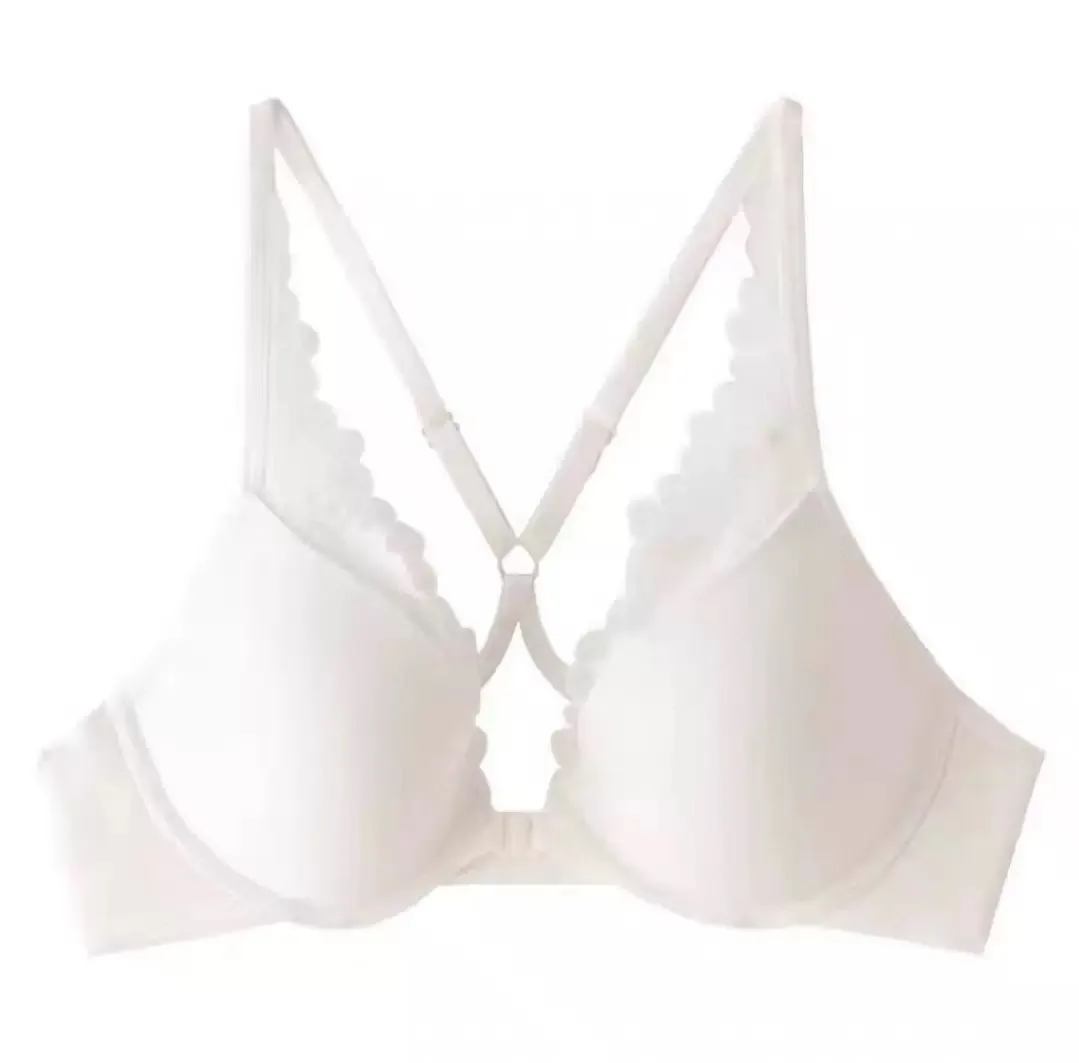 Front Closure Lace Gathered Sexy Bra Breathable Thin Hollow Out Push Up Women's Bras Summer Seamless Lingerie
Front Closure Lace Gathered Sexy Bra Breathable Thin Hollow Out Push Up Women's Bras Summer Seamless Lingerie