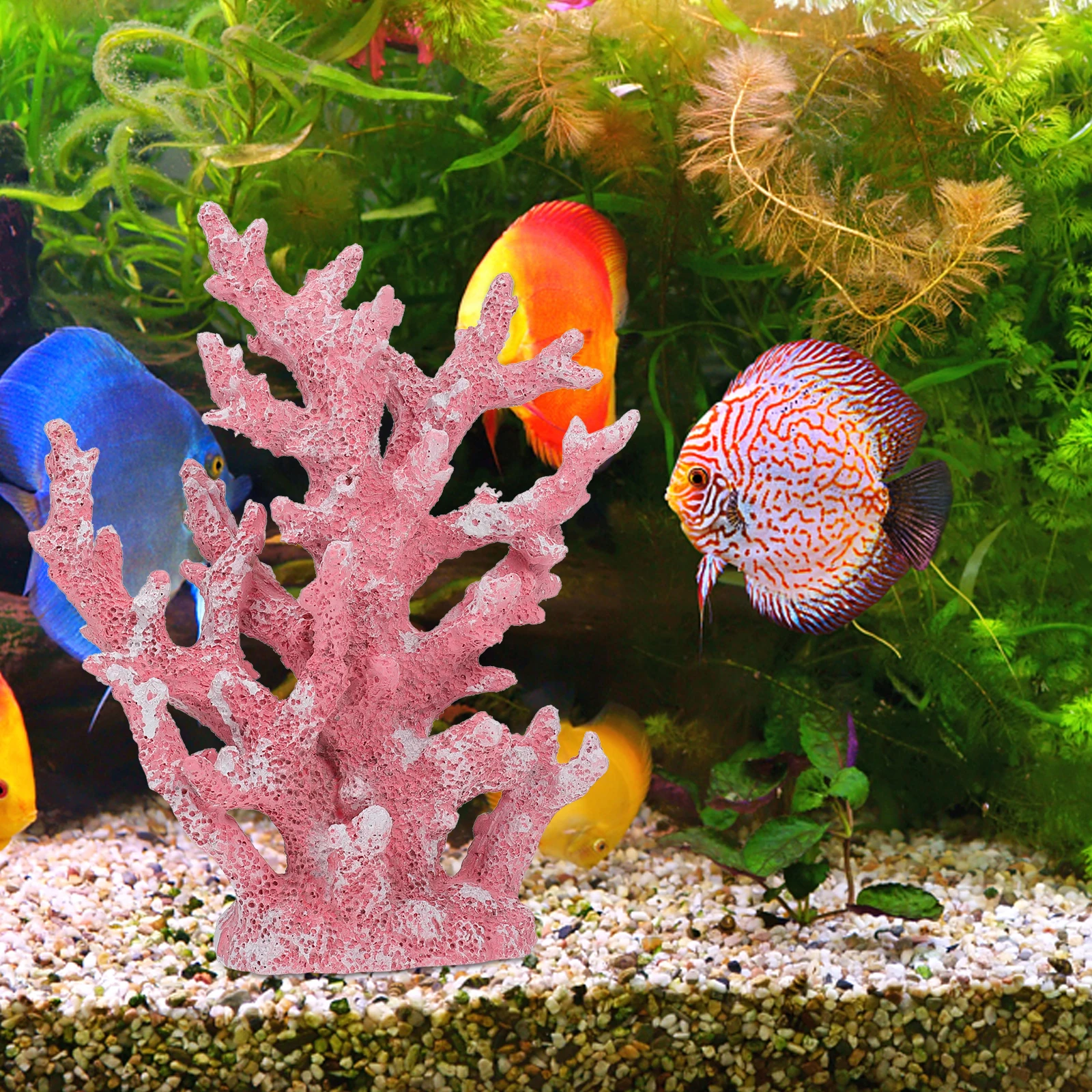 Aquarium Coral Ornament Mediterranean Style Artificial Resin Coral Fish Tank Decoration Lifelike Resin Sculpture
Aquarium Coral Ornament Mediterranean Style Artificial Resin Coral Fish Tank Decoration Lifelike Resin Sculpture