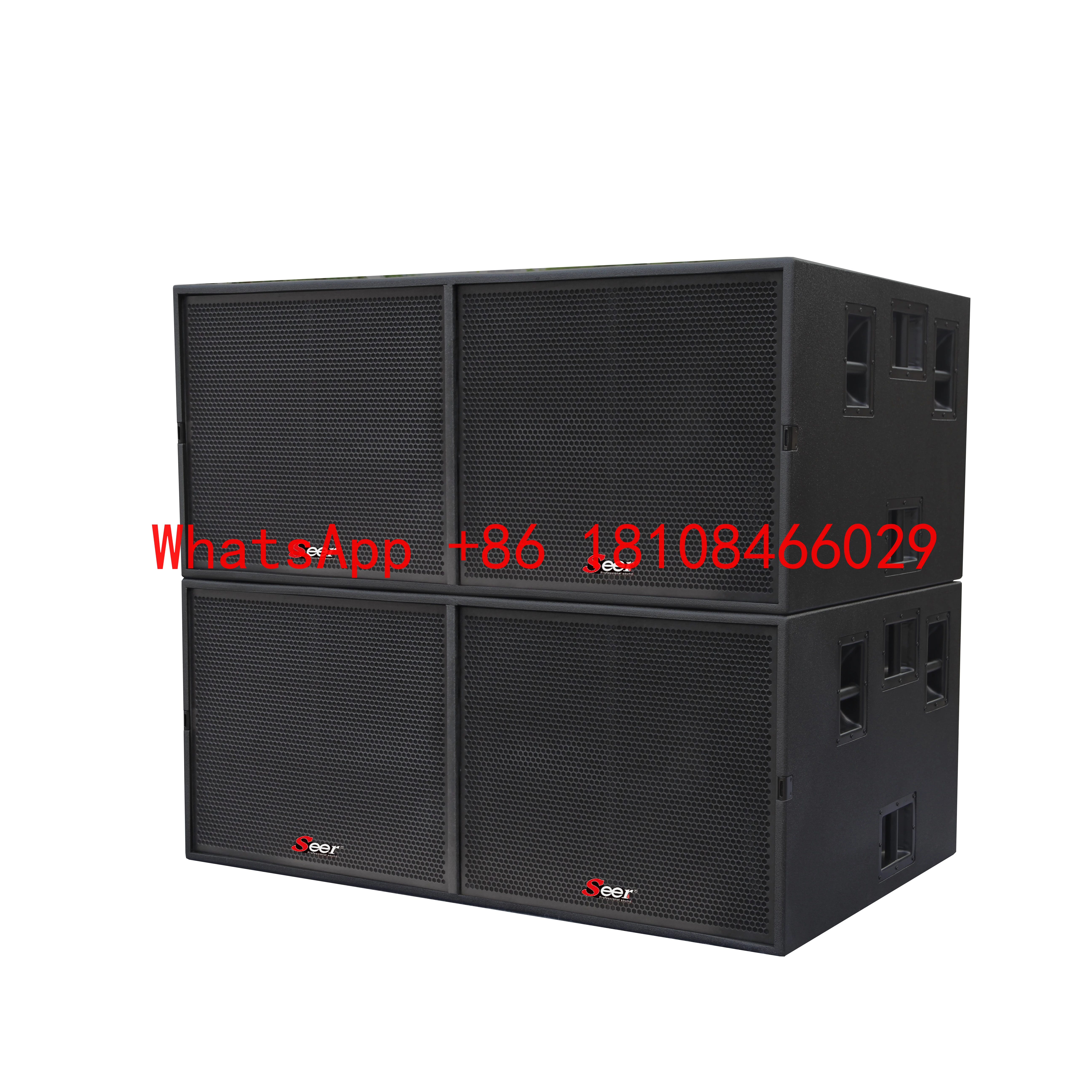 SLA-221 Dual 21-Inch Subwoofer with 1600W RMS/3200W Peak Power 18-Birch Plywood Enclosure 35Hz-250Hz Frequency Response
SLA-221 Dual 21-Inch Subwoofer with 1600W RMS/3200W Peak Power 18-Birch Plywood Enclosure 35Hz-250Hz Frequency Response