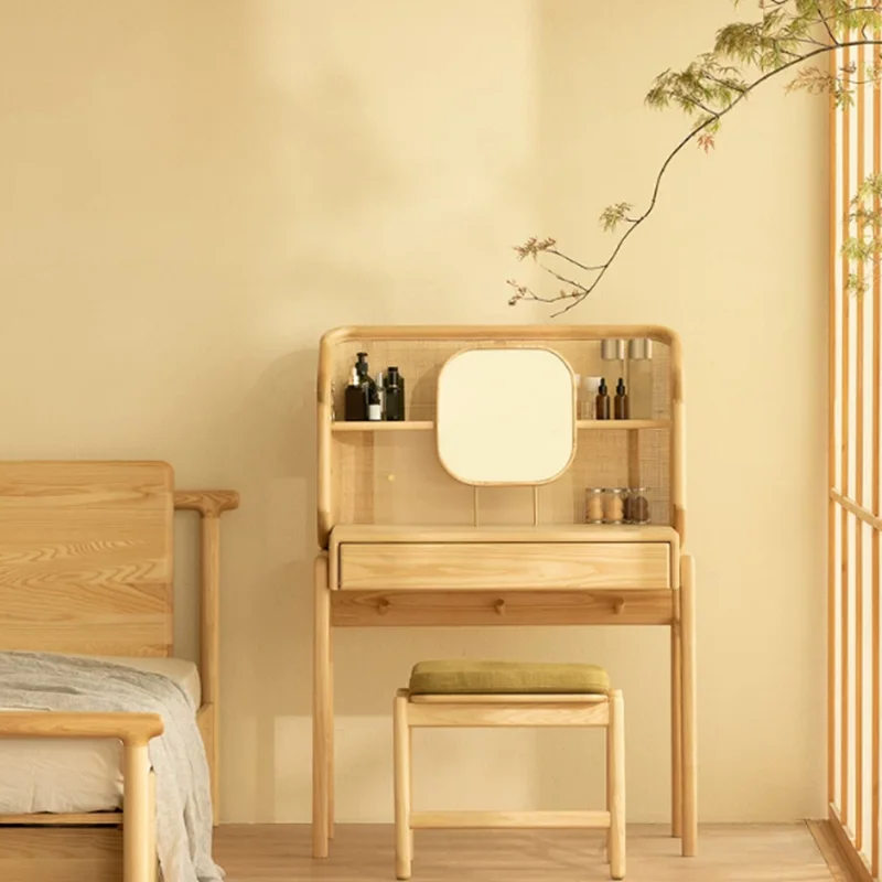 Solid Wood European Vanity Desk Rattan Corner Small Dorm Essentials Vanity Desk Drawers Adult Komoda Sypialnia Furniture Home
Solid Wood European Vanity Desk Rattan Corner Small Dorm Essentials Vanity Desk Drawers Adult Komoda Sypialnia Furniture Home