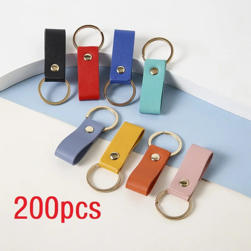200 Pcs Short PU Leather Key Chains for Women Metal Round Keyring Waist Wallet Car Keychain Ornaments Keyholde Wholesale In Bulk
200 Pcs Short PU Leather Key Chains for Women Metal Round Keyring Waist Wallet Car Keychain Ornaments Keyholde Wholesale In Bulk