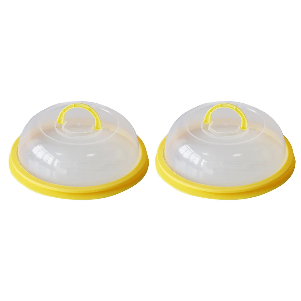 2 Pcs Microwave Cover Heat Resistant Dishes Guard Bowl Preservation Lid Spatter Proof Container Storage Box
2 Pcs Microwave Cover Heat Resistant Dishes Guard Bowl Preservation Lid Spatter Proof Container Storage Box