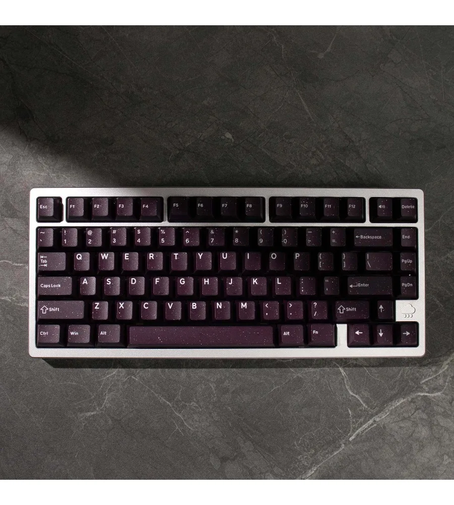 Purple glitter keycaps a full set of ABS two-color original factory highly suitable for mechanical keyboards such as wooting
Purple glitter keycaps a full set of ABS two-color original factory highly suitable for mechanical keyboards such as wooting
