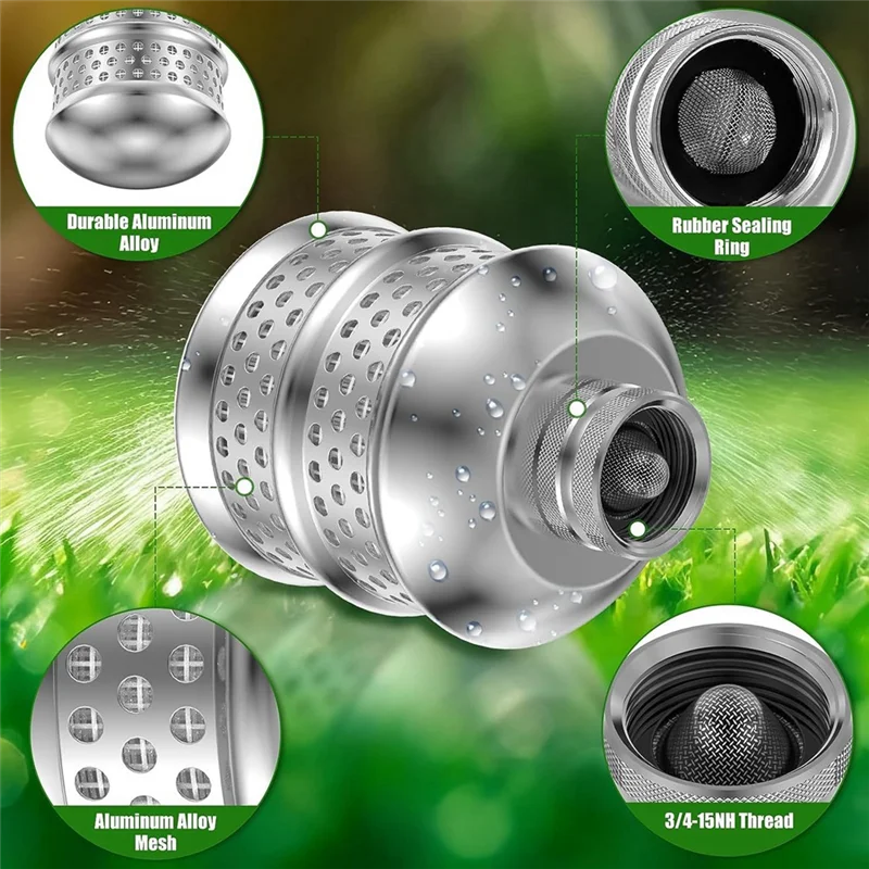 2 Pack Bubbler Sprinkler Heads, Diffuser Flood Nozzle Gentle Garden Metal Watering Soaker Sprinkler For Plants Garden
2 Pack Bubbler Sprinkler Heads, Diffuser Flood Nozzle Gentle Garden Metal Watering Soaker Sprinkler For Plants Garden