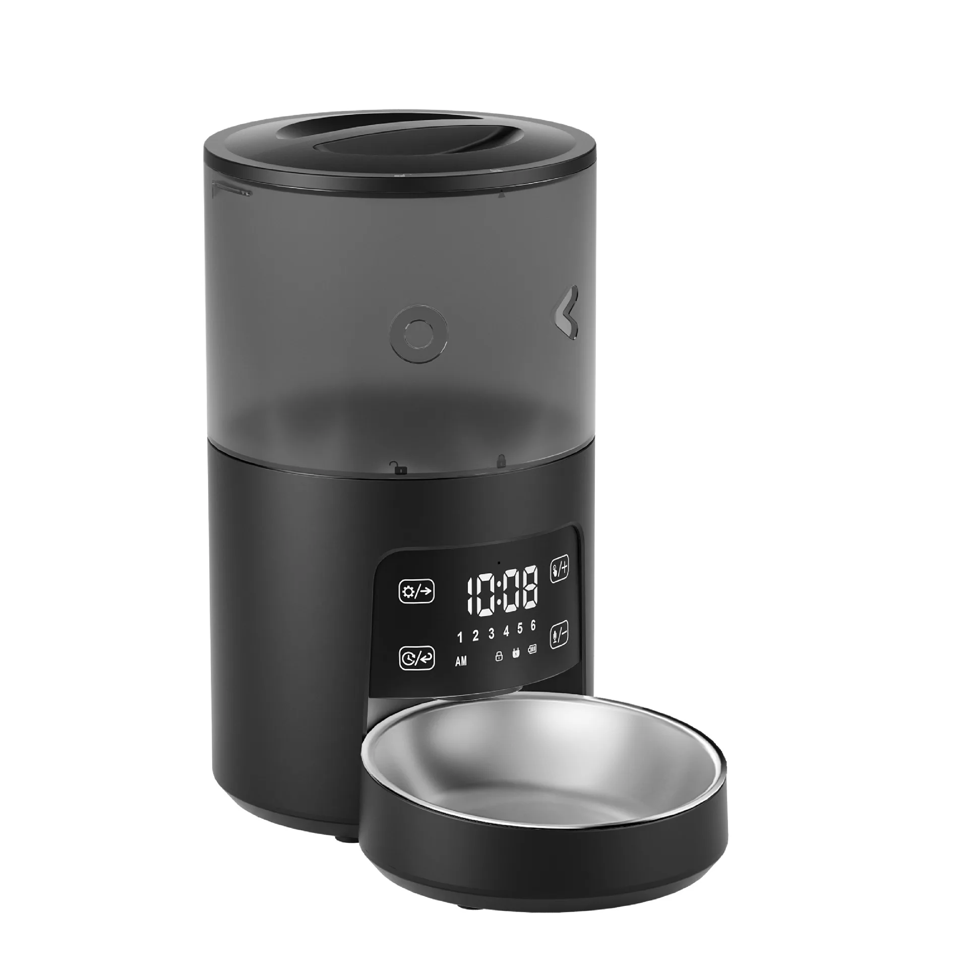 STLF Sliding Lock Lid Storage Timed Feeder 4L Cat Food Dispenser Automatic Cat Feeders with Voice Recorder
STLF Sliding Lock Lid Storage Timed Feeder 4L Cat Food Dispenser Automatic Cat Feeders with Voice Recorder