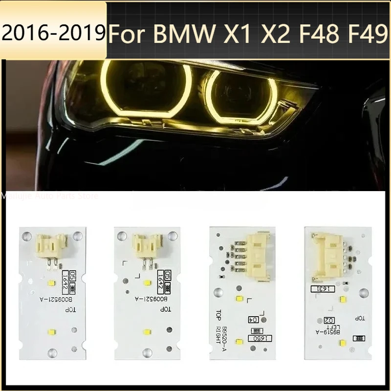 For BMW X1 X2 F48 F49 2016-2019 White/Yellow Angel Eye DRL Board LED Headlight Running Light chip OE 63117428791 63117428792
For BMW X1 X2 F48 F49 2016-2019 White/Yellow Angel Eye DRL Board LED Headlight Running Light chip OE 63117428791 63117428792