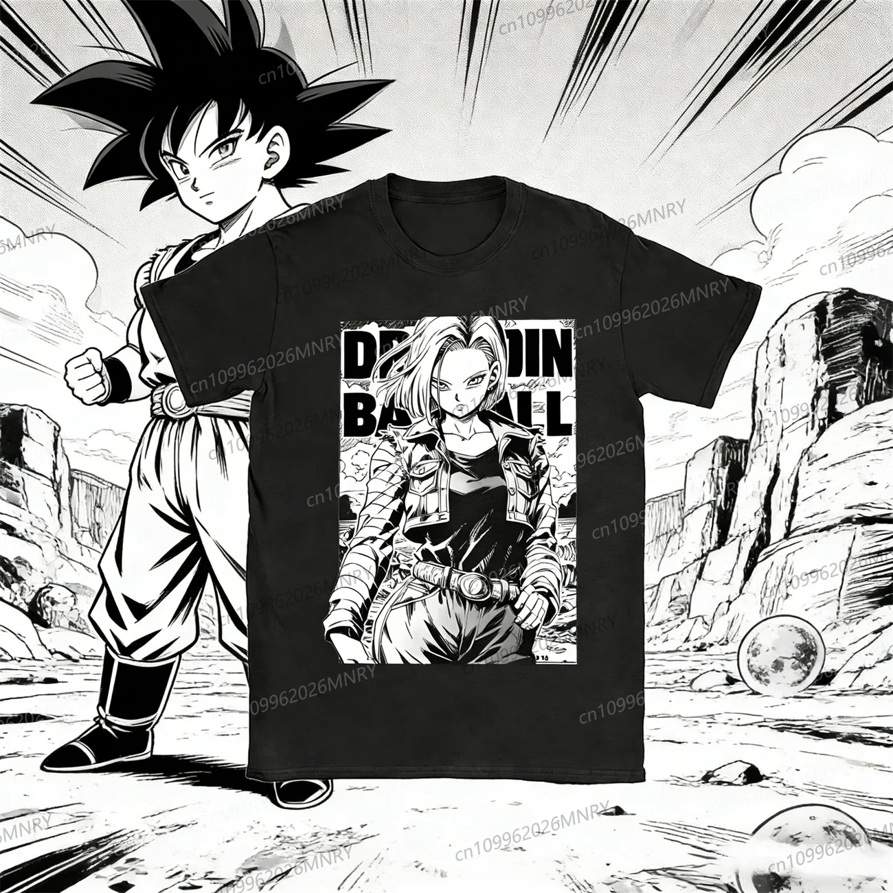 Android 18 Dragon Ball Z t shirt for man woman clothes Unique 100% Cotton Tees Round Neck Short Sleeve T Shirt Girl clothing
Android 18 Dragon Ball Z t shirt for man woman clothes Unique 100% Cotton Tees Round Neck Short Sleeve T Shirt Girl clothing