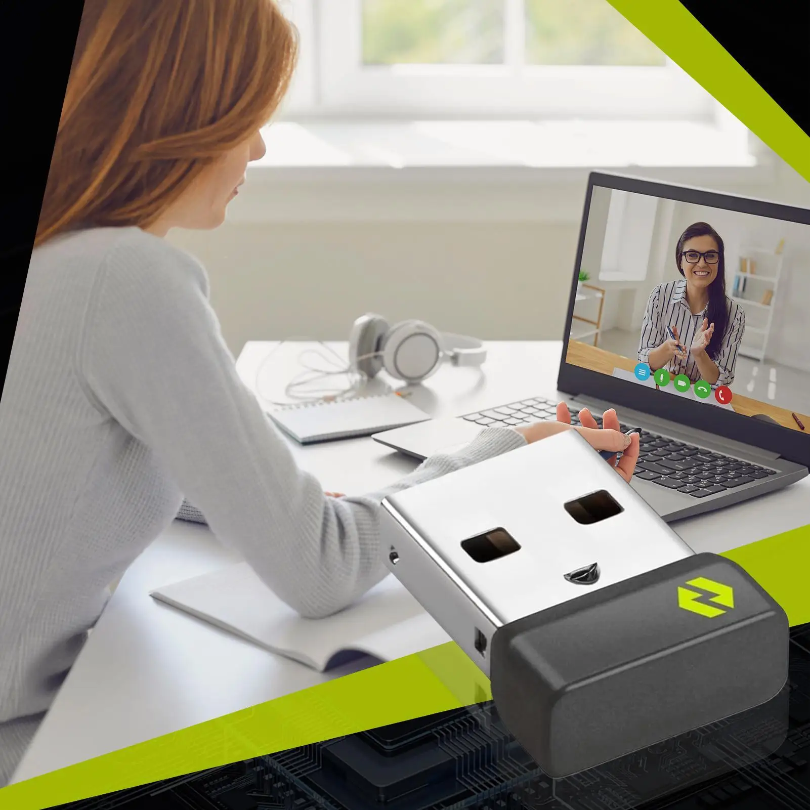 USB Receiver Adapter Headphone Dongle Receiver Wireless USB Plug And Play Dongle Adapter For Computer Printer Controller