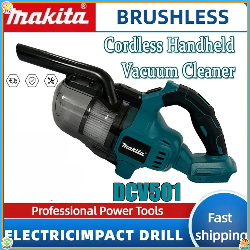Makita Cordless Electric Vacuum Cleaner LED Portable Household Industrial Construction Cleaning Tool
Makita Cordless Electric Vacuum Cleaner LED Portable Household Industrial Construction Cleaning Tool