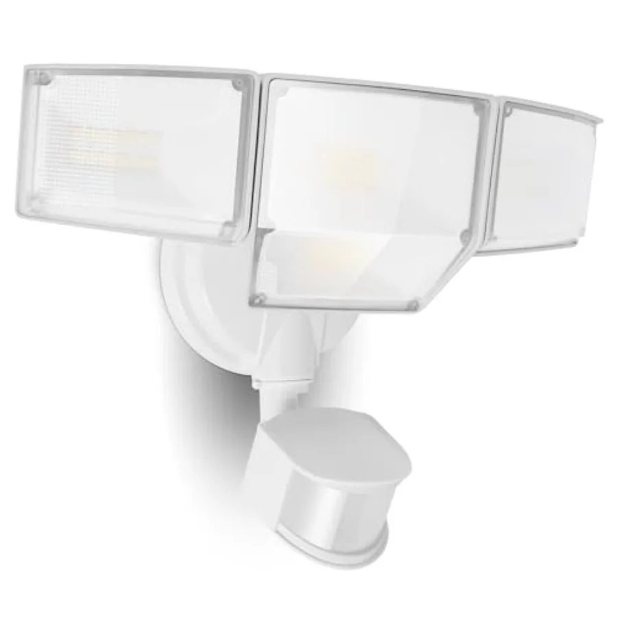 80W 9000LM LED Security Light Hardwire Motion Sensor Outdoor Lights, 4 Head LED Flood Lights Outdoor 5000K Daylight, IP65 Water
80W 9000LM LED Security Light Hardwire Motion Sensor Outdoor Lights, 4 Head LED Flood Lights Outdoor 5000K Daylight, IP65 Water