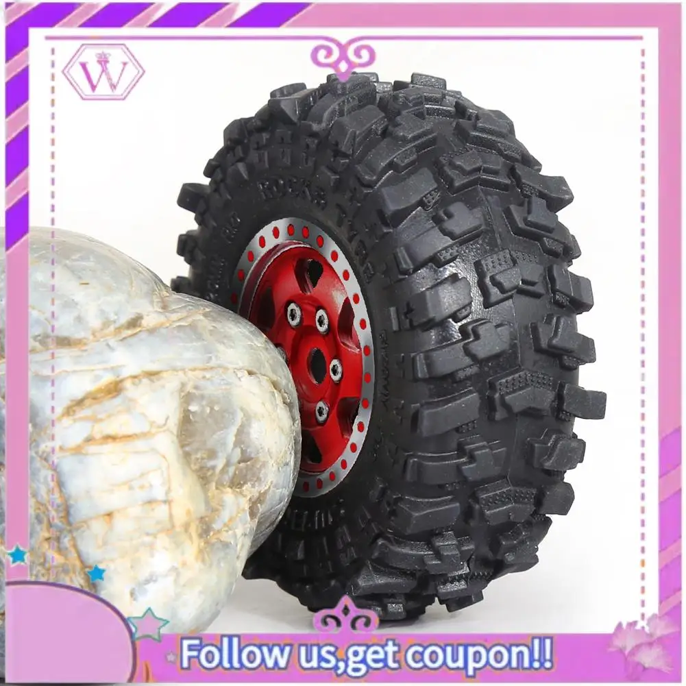 Upgraded 4Pcs 51Mm 1.0Inch Metal Beadlock Wheel Tire Set For 1/18 1/24 RC Crawler Car TRX4M SCX24 AX24 FCX24 Upgrade Parts
Upgraded 4Pcs 51Mm 1.0Inch Metal Beadlock Wheel Tire Set For 1/18 1/24 RC Crawler Car TRX4M SCX24 AX24 FCX24 Upgrade Parts