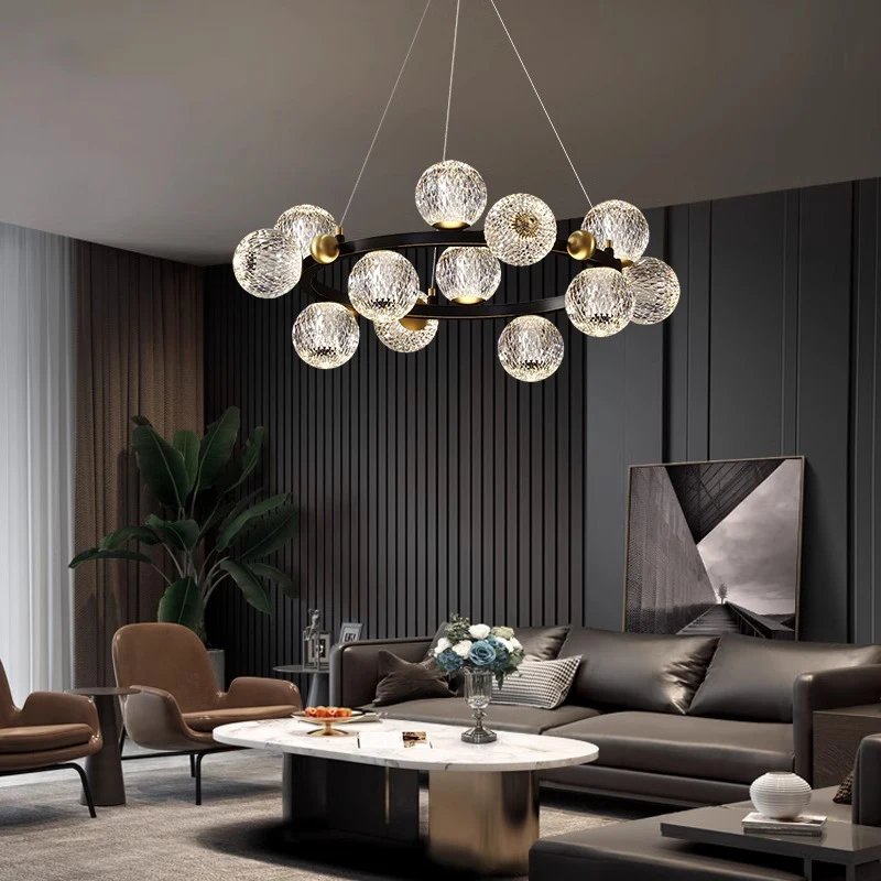 Modern Home Decor Led Lights Pendant Light Lamps Forstaircase Chandeliers For Living Room Hanging Light Indoor Lighting
Modern Home Decor Led Lights Pendant Light Lamps Forstaircase Chandeliers For Living Room Hanging Light Indoor Lighting