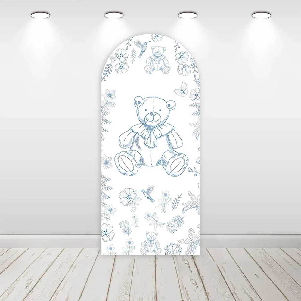 Mehofond Custom 2-Sided Cute Bear Blue Flowers Kids Birthday Party Baby Shower Covers Arch Wall Background Decor Backdrop Photo
Mehofond Custom 2-Sided Cute Bear Blue Flowers Kids Birthday Party Baby Shower Covers Arch Wall Background Decor Backdrop Photo