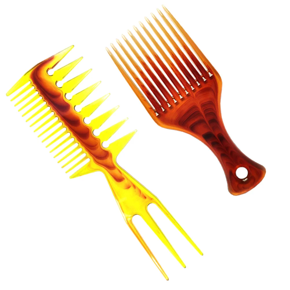 2Pcs Wide Tooth Rake Comb Smooth Hair Styling Detangling Hairbrush for Thick Long Hair Scalp Massage Hairdresser Salon Tool
2Pcs Wide Tooth Rake Comb Smooth Hair Styling Detangling Hairbrush for Thick Long Hair Scalp Massage Hairdresser Salon Tool