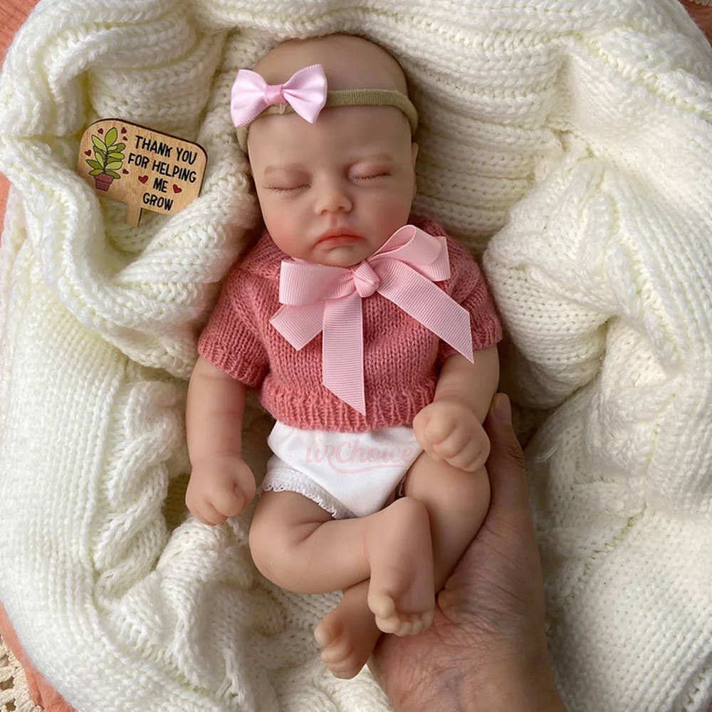 30Cm Mini Solid Silicone Reborn Baby Doll Washable Reborn Doll Lifelike Adorable Silicone Newborn Doll Birthday Christmas Gift
30Cm Mini Solid Silicone Reborn Baby Doll Washable Reborn Doll Lifelike Adorable Silicone Newborn Doll Birthday Christmas Gift