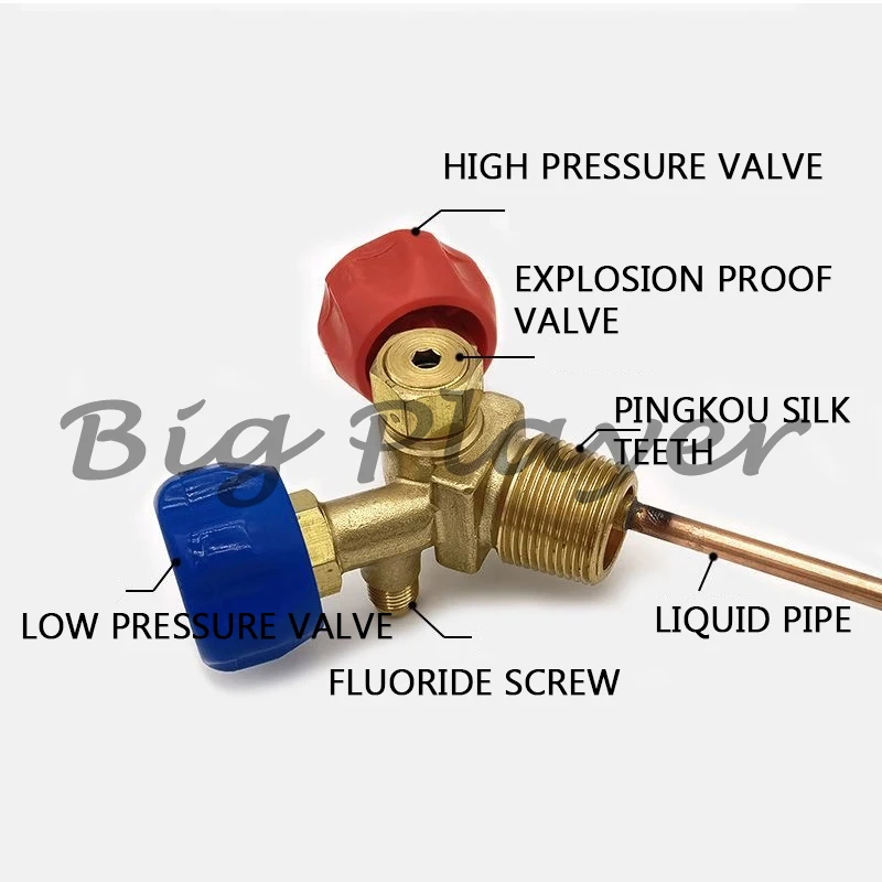 High and Low Pressure Explosion Proof Hand Valve - Special Cylinder Valve for Refrigerant Recovery and Filling
High and Low Pressure Explosion Proof Hand Valve - Special Cylinder Valve for Refrigerant Recovery and Filling