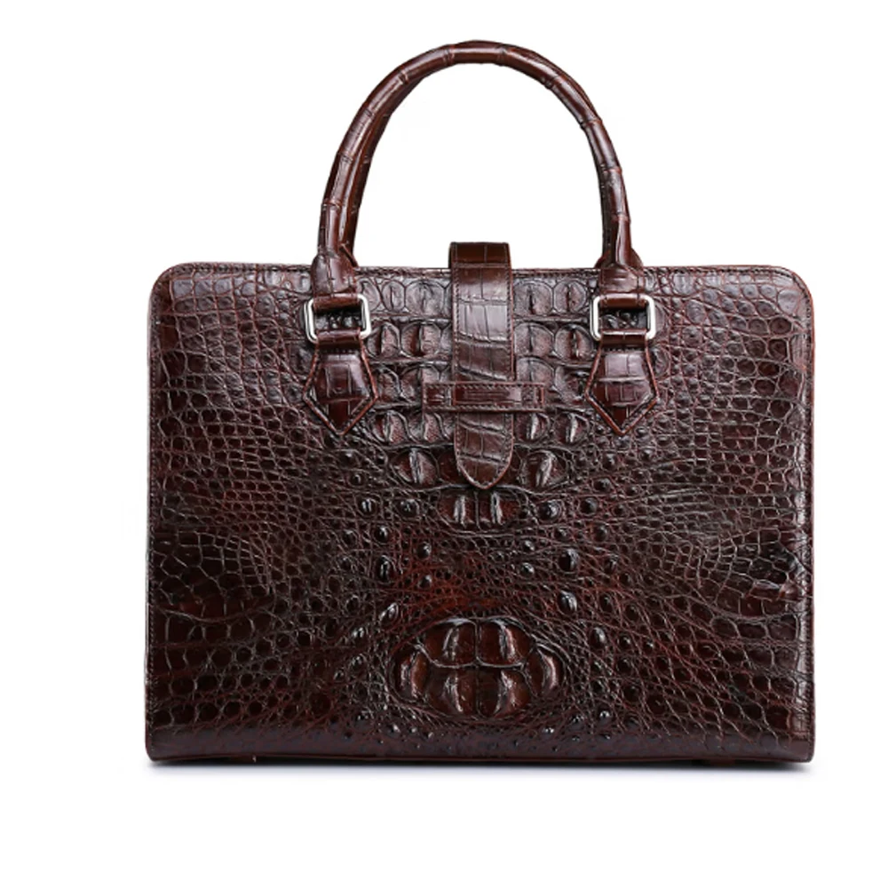 yingshang men Crocodile bag business male handbag briefcase leisure laptop bag black coffee
yingshang men Crocodile bag business male handbag briefcase leisure laptop bag black coffee